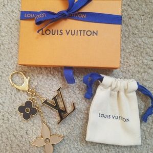 Auth Fleur de Monogran keychain bag charm M67119